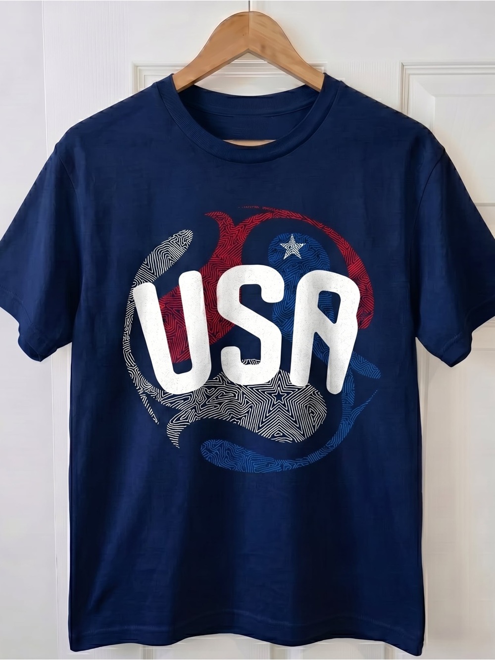 WORLD CUP "USA" Navy Graphic Short Sleeve Tee
